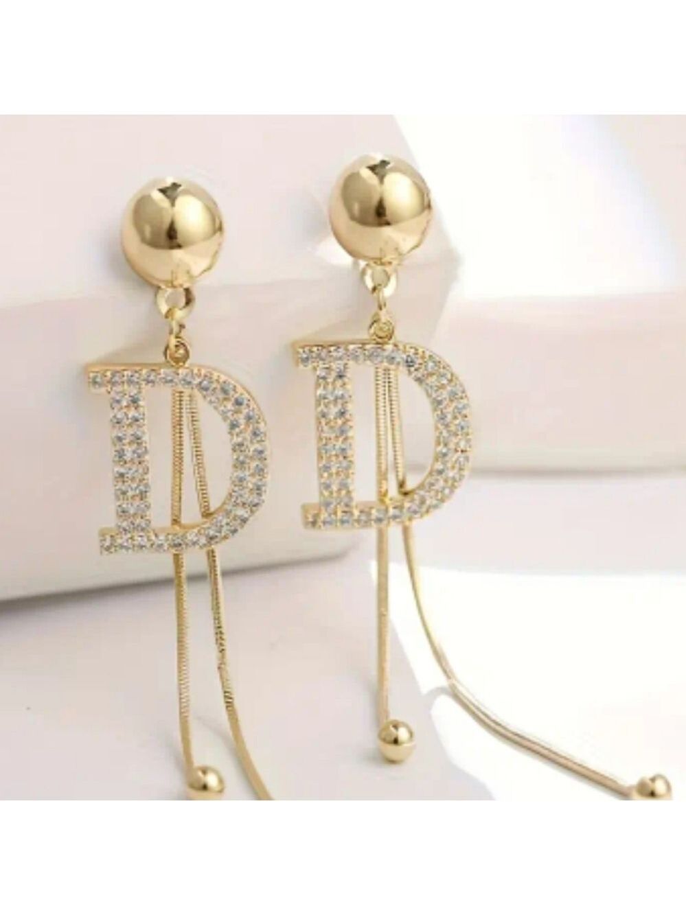 Fashion Earrings Letter D